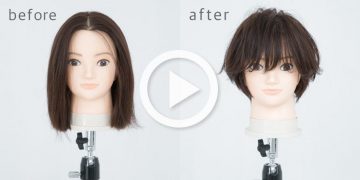 前髪ありショートヘアBASIC